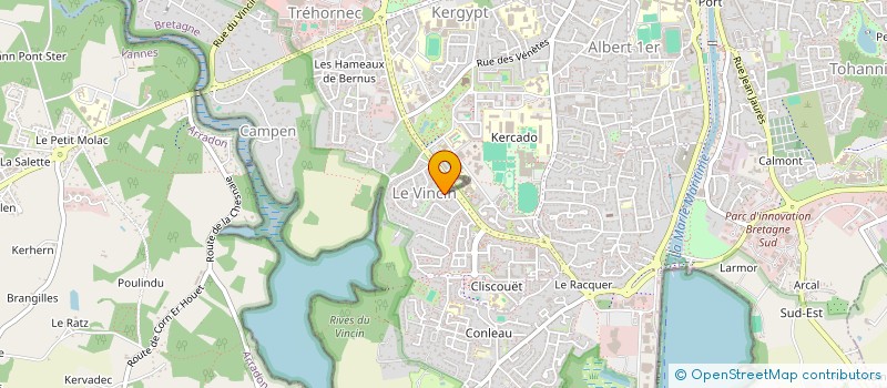 localisation de l'entreprise MONSIEUR RICHARD LEMARCHAND à VANNES