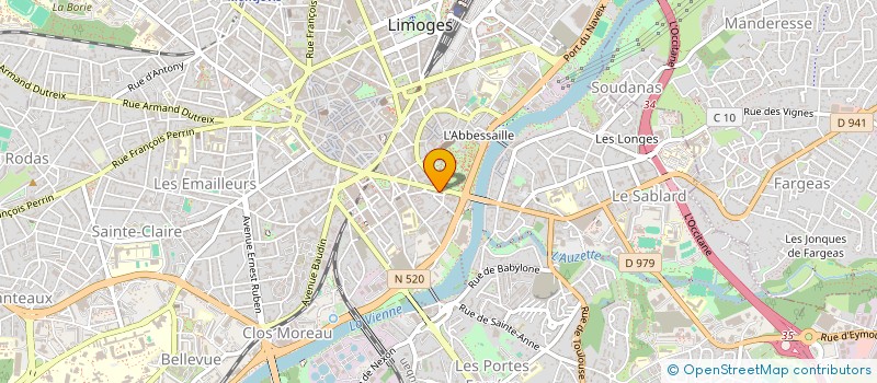 localisation de l'entreprise MONSIEUR RICHARD LEROY à LIMOGES