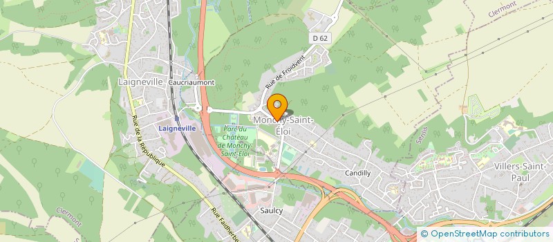 localisation de l'entreprise MONSIEUR RICHARD LEROY  MONCHY-SAINT-ELOI