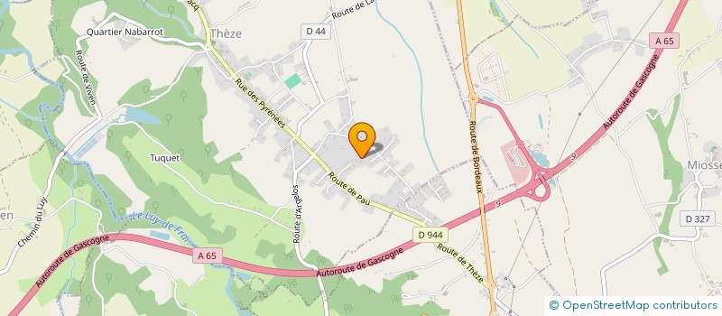 localisation de l'entreprise MONSIEUR RICHARD LESTIOU  THEZE