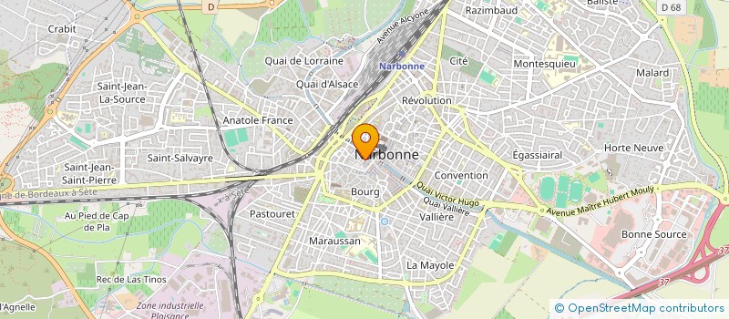 localisation de l'entreprise MONSIEUR RICHARD LINARES à NARBONNE