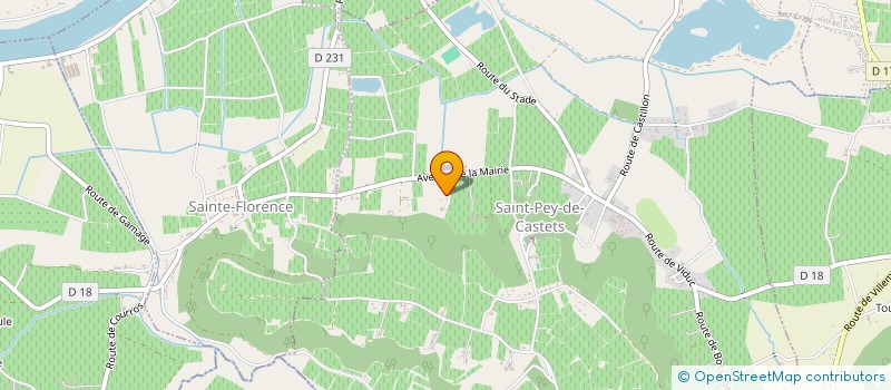 localisation de l'entreprise MONSIEUR RICHARD LONGFORT  SAINT-PEY-DE-CASTETS