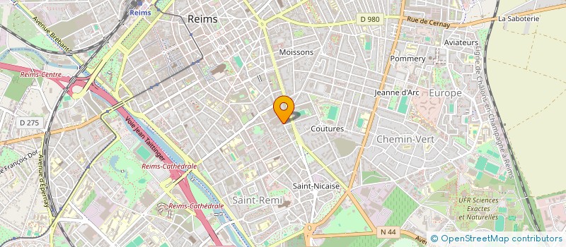 localisation de l'entreprise MONSIEUR RICHARD LORENTZ  REIMS