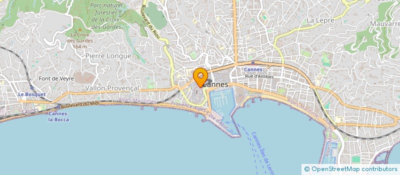 localisation de l'entreprise MONSIEUR RICHARD LOUAPRE à CANNES