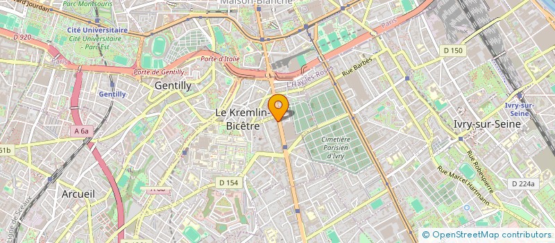 localisation de l'entreprise MONSIEUR RICHARD LOUBA  LE KREMLIN-BICETRE