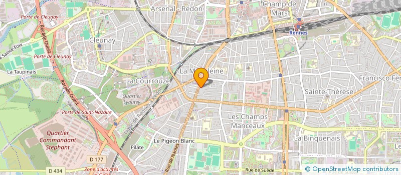 localisation de l'entreprise MONSIEUR RICHARD LOUVET  RENNES