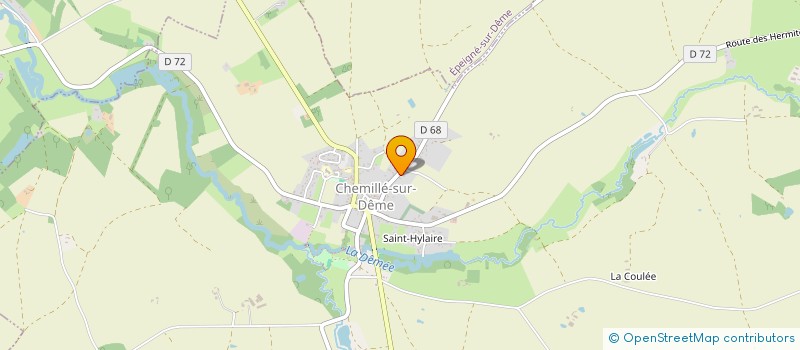 localisation de l'entreprise MONSIEUR RICHARD LUBET  CHEMILLE-SUR-DEME