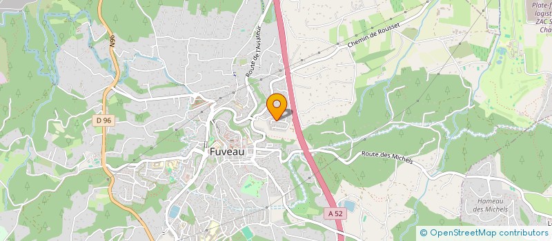 localisation de l'entreprise MONSIEUR RICHARD LUCIANI  FUVEAU