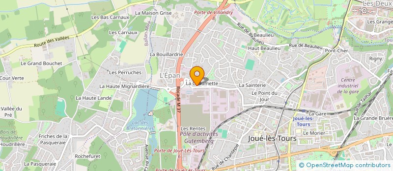 localisation de l'entreprise MONSIEUR RICHARD LUZIN  JOUE-LES-TOURS