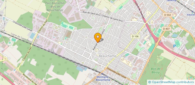 localisation de l'entreprise MONSIEUR RICHARD LY  BEAUCHAMP