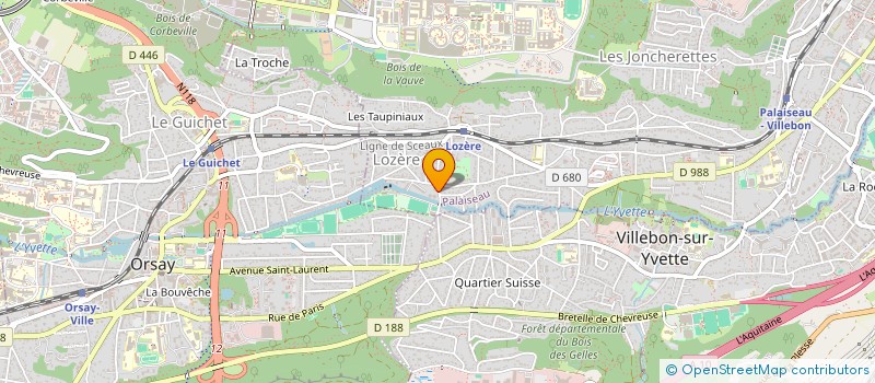 localisation de l'entreprise MONSIEUR RICHARD MABILEAU  PALAISEAU