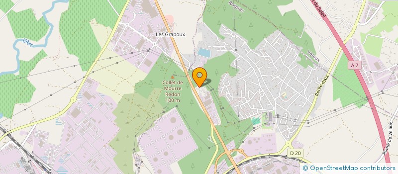 localisation de l'entreprise MONSIEUR RICHARD MACERA  ROGNAC