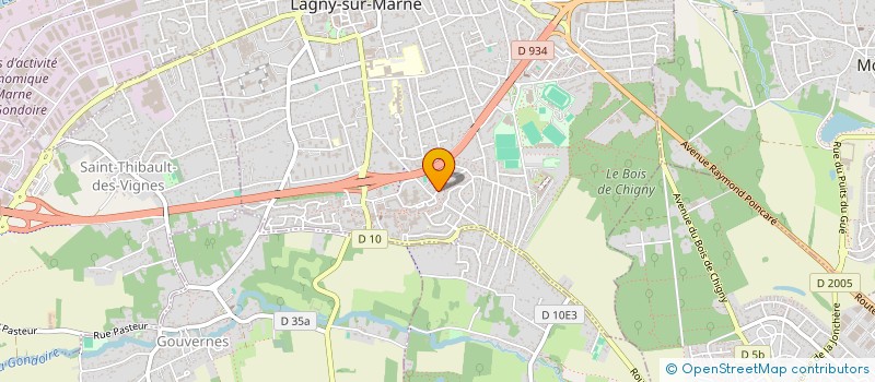 localisation de l'entreprise MONSIEUR RICHARD MACRAIGNE  LAGNY-SUR-MARNE