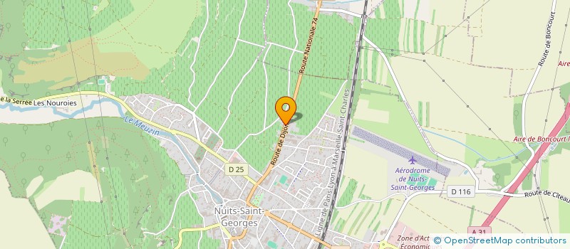localisation de l'entreprise MONSIEUR RICHARD MAIRE  NUITS-SAINT-GEORGES