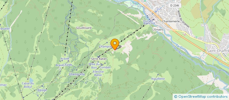 localisation de l'entreprise MONSIEUR RICHARD MANDRILE  SAINT-CHAFFREY