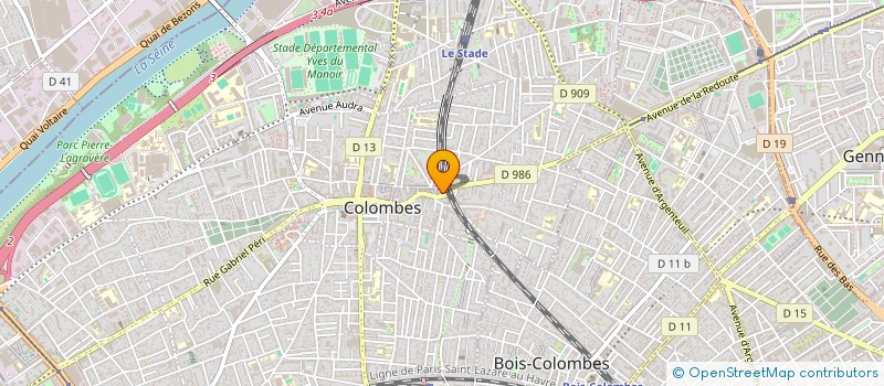localisation de l'entreprise MONSIEUR RICHARD MANSION à COLOMBES