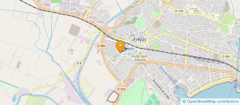 localisation de l'entreprise MONSIEUR RICHARD MARCERON à FREJUS
