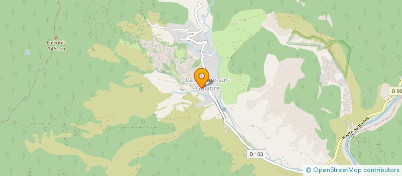 localisation de l'entreprise MONSIEUR RICHARD MARGOT  LA ROBINE-SUR-GALABRE