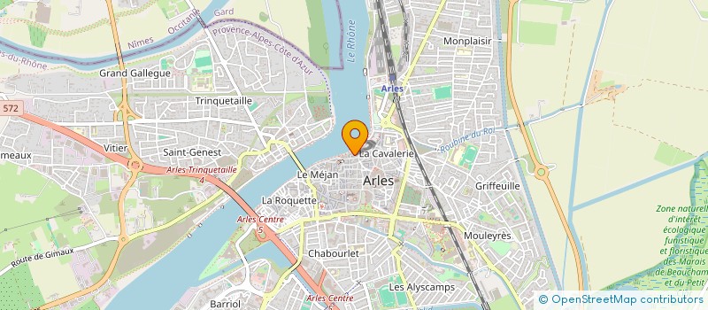 localisation de l'entreprise MONSIEUR RICHARD MARIE-AIMEE-RACHEL  ARLES