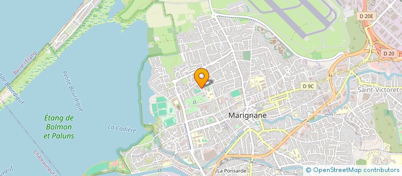 localisation de l'entreprise MONSIEUR RICHARD MARION  MARIGNANE