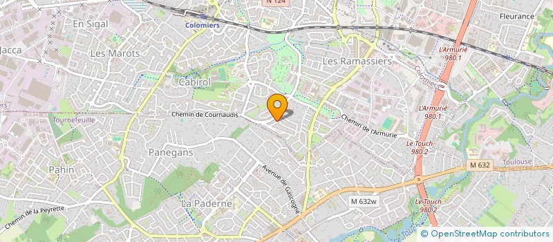 localisation de l'entreprise MONSIEUR RICHARD MARK GOLDSMITH à COLOMIERS