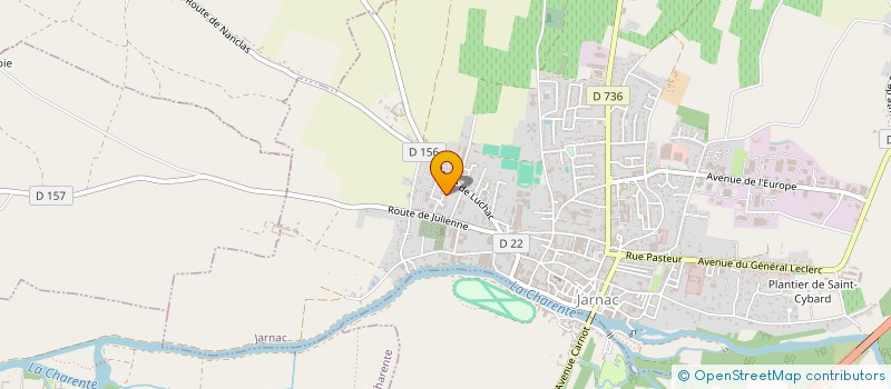 localisation de l'entreprise MONSIEUR RICHARD MARQUAIS à JARNAC
