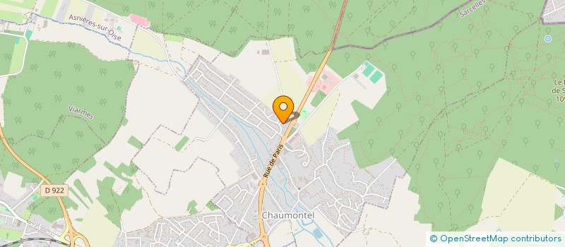 localisation de l'entreprise MONSIEUR RICHARD MARTIN  CHAUMONTEL