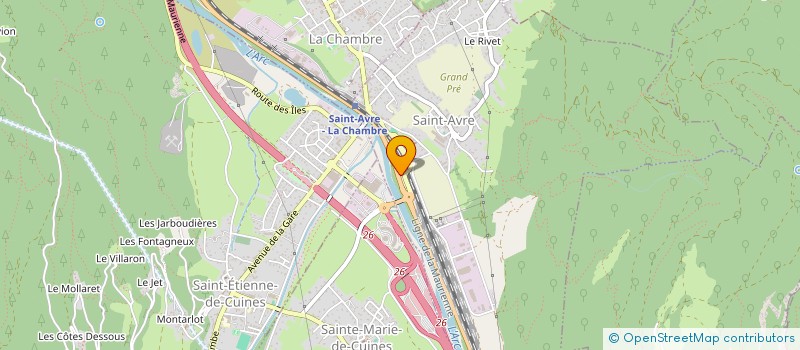 localisation de l'entreprise MONSIEUR RICHARD MARTIN  SAINT-AVRE