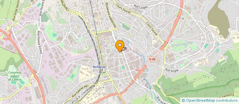 localisation de l'entreprise MONSIEUR RICHARD MARTINEZ  SAINT-ETIENNE