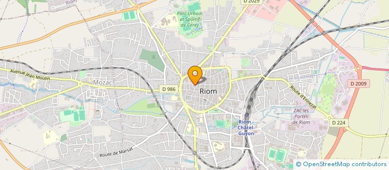 localisation de l'entreprise MONSIEUR RICHARD MARTZ  RIOM