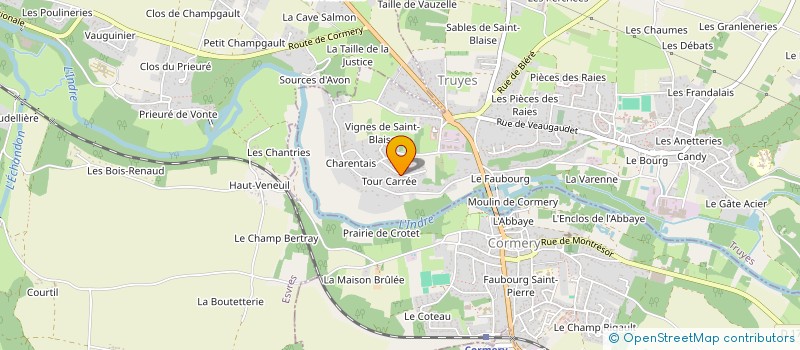 localisation de l'entreprise MONSIEUR RICHARD MARY  TRUYES