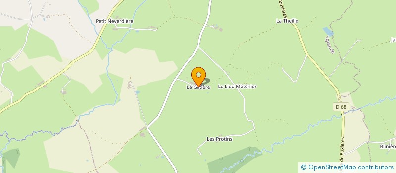 localisation de l'entreprise MONSIEUR RICHARD MASSERET  YGRANDE