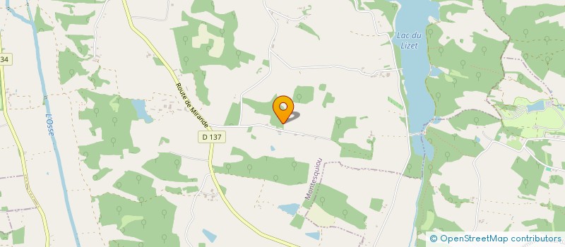 localisation de l'entreprise MONSIEUR RICHARD MASSOL  MONTESQUIOU