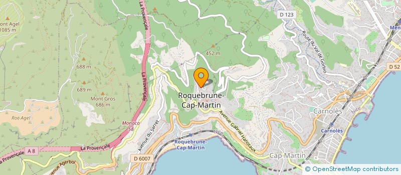 localisation de l'entreprise MONSIEUR RICHARD MCCREERY à ROQUEBRUNE-CAP-MARTIN