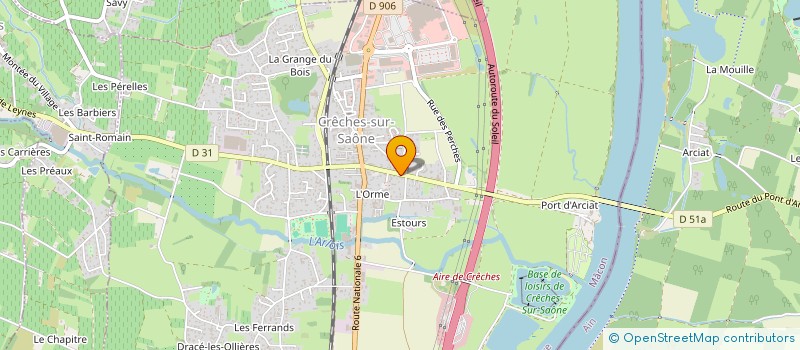 localisation de l'entreprise MONSIEUR RICHARD MECUCCI  CRECHES-SUR-SAONE