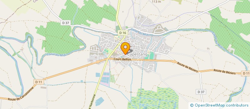 localisation de l'entreprise MONSIEUR RICHARD MEEHAN  CAPESTANG