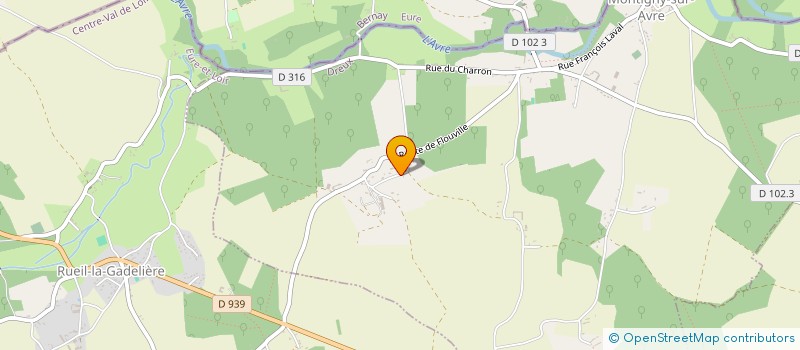 localisation de l'entreprise MONSIEUR RICHARD MEGANGE à MONTIGNY-SUR-AVRE