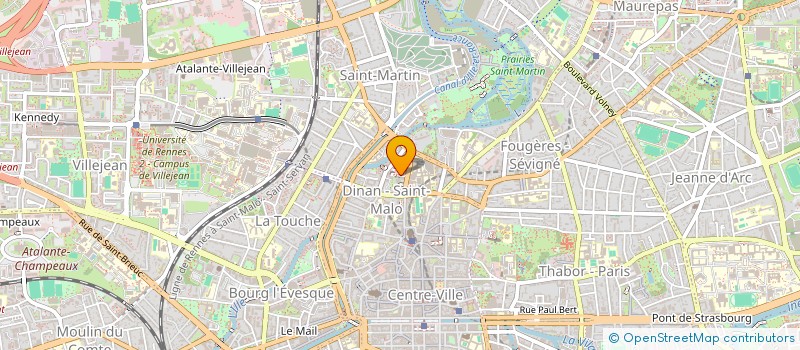 localisation de l'entreprise MONSIEUR RICHARD MEINIER  RENNES