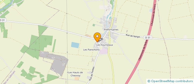 localisation de l'entreprise MONSIEUR RICHARD MELINE à PREFONTAINES