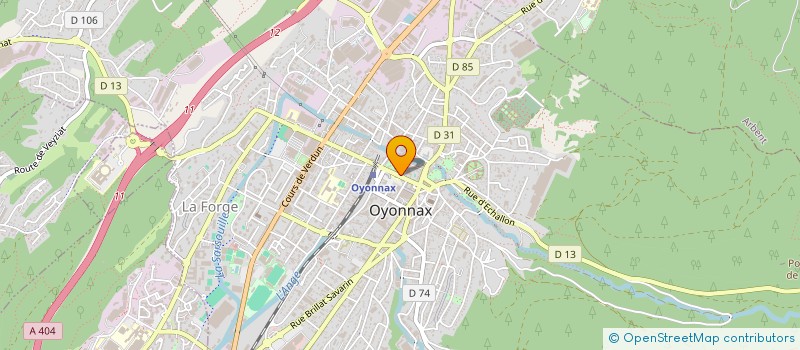 localisation de l'entreprise MONSIEUR RICHARD MENOTTI à OYONNAX