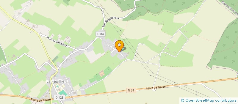 localisation de l'entreprise MONSIEUR RICHARD MENU  LA FEUILLIE