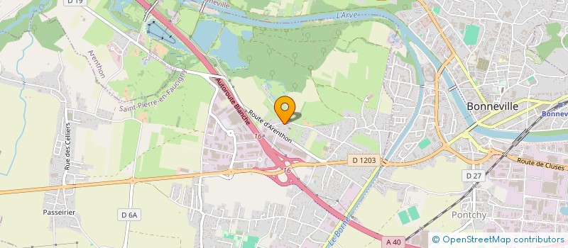 localisation de l'entreprise MONSIEUR RICHARD MERILLAT  SAINT-PIERRE-EN-FAUCIGNY