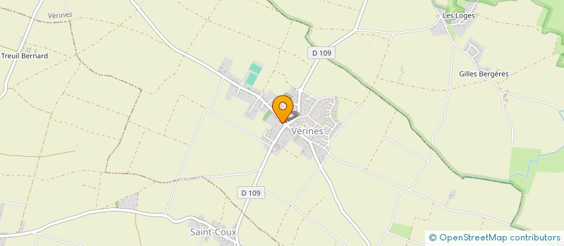 localisation de l'entreprise MONSIEUR RICHARD MILCENT  VERINES