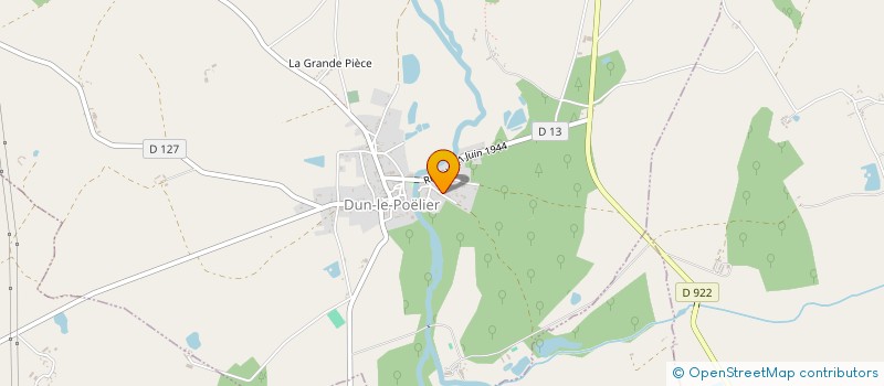localisation de l'entreprise MONSIEUR RICHARD MILLIOT à DUN-LE-POELIER