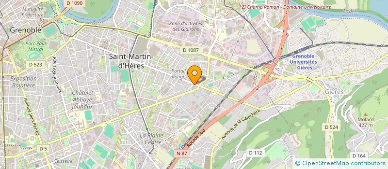 localisation de l'entreprise MONSIEUR RICHARD MODESTE  SAINT-MARTIN-D'HERES