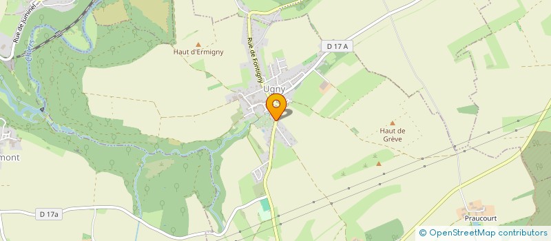 localisation de l'entreprise MONSIEUR RICHARD MOIZET  UGNY