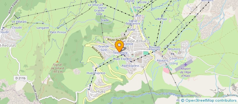 localisation de l'entreprise MONSIEUR RICHARD MOLTON  HUEZ