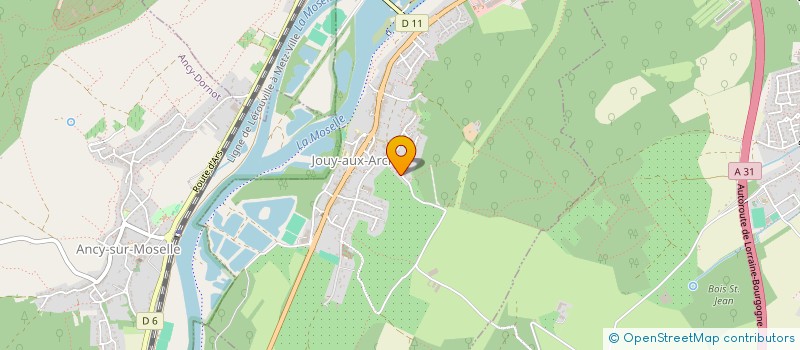 localisation de l'entreprise MONSIEUR RICHARD MONCELLE  JOUY-AUX-ARCHES