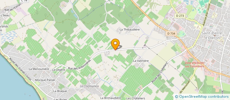 localisation de l'entreprise MONSIEUR RICHARD MONTIL  SAINT-PIERRE-D'OLERON