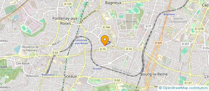 localisation de l'entreprise MONSIEUR RICHARD MORANCI à FONTENAY-AUX-ROSES